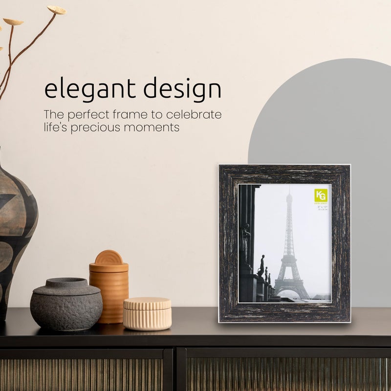 Kiera Grace kieragrace - PH44005-1 Farmhouse luxury-frames, 8 by 10-Inch, Blackended Wood - Image 3